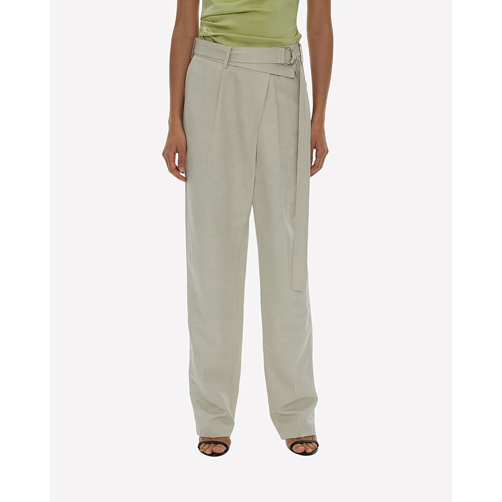 helmut lang linen wrap trousers